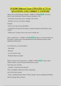 NUR388 Midterm Exam UPDATED ACTUAL  QUESTIONS AND CORRECT ANSWERS
