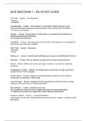BCIS 4630 EXAM 1 &ndash; WU STUDY GUIDE