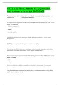 VETT 130 Final&period;&period;Weeks 8-11 Question and answers rated A&plus; 2025&sol;2026