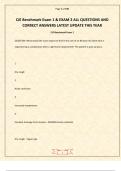 CJE Benchmark Exam 1 & EXAM 2 ALL QUESTIONS AND CORRECT ANSWERS LATEST UPDATE THIS YEAR