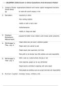 BUSMHR 3200 Exam 1 &lpar;Inks&rpar; Questions And Answers Rated 100&percnt; Correct&excl;