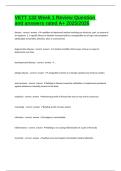 VETT 132 Week 1 Review Question and answers rated A&plus; 2025&sol;2026