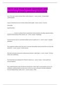 VETT 212 Final Exam Question and answers already passed 2025&sol;2026