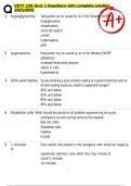 VETT 236 Quiz 1 Questions with complete solution 2025&sol;2026