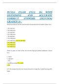 PCNSA EXAM FULL SG WITH QUESTIONS AND ACCURATE CORRECT ANSWERS &lpar;2025&sol;2026&rpar; GRADED A&plus;&period;