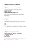 CSMLS Lab Safety Guidelines 2025&ndash;2026 &ndash; Complete Standards&comma; Protocols & Best Practices for Medical Laboratory Professionals