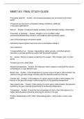 MMET 401 FINAL STUDY GUIDE