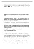 CEE 4100 TEST 1 QUESTIONS AND ANSWERS &vert; SOLVED  100&percnt; CORRECT&excl;&excl;