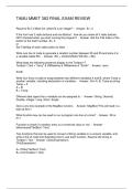 TAMU MMET 383 FINAL EXAM REVIEW