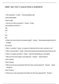 MMET 383 TEST 2 QUESTIONS & ANSWERS