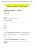 College Math Prep B With All Correct & 100&percnt; Verified Answers &vert;Latest Version&vert; Already Graded A&plus;