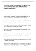 TCM TEST TRENDS BIOMEDICINE &vert; 214 QUESTIONS AND ANSWERS &vert; 2025&sol;2026 UPDATE &vert; WITH COMPLETE SOLUTION&excl;&excl;