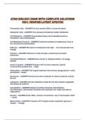 ATDH BIOLOGY EXAM WITH COMPLETE SOLUTIONS 100&percnt; VERIFIED LATEST UPDATE&excl;&excl;