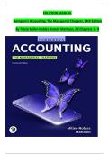 Solution Manual for Accounting&colon; The Managerial Chapters 14th Edition by Tracie Miller-Nobles &ndash; Latest Update 2026 &vert; Exam Prep & Problem Solutions