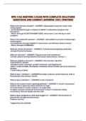 NPB 110A MIDTERM 3 EXAM WITH COMPLETE SOLUTIONS QUESTIONS AND CORRECT ANSWERS 100&percnt; VERIFIED&excl;&excl;