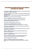 ATDH BIOLOGY EXAM NEW STUDY SET WITH COMPLETE SOLUTIONS 100&percnt; VERIFIED&excl;&excl;