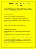 PTI LEVEL 1 & 2 EXAM QUESTIONS AND ANSWERS 2026