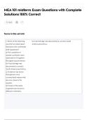 MEA 101 midterm Exam Questions with Complete Solutions 100&percnt; Correct