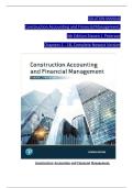 SOLUTION MANUAL Construction Accounting and Financial Management&comma; 4th Edition Steven J&period; Peterson Chapters 1 - 18&comma; Complete Newest Version