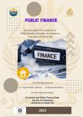 PUBLIC FINANCE  Test Bank