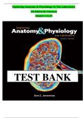 Test Bank For Exploring Anatomy & Physiology in the Laboratory 4th Edition by Erin C&period; Amerman&vert; 9781640433984&vert; All Chapters 1-29&vert; LATEST &vert;2025