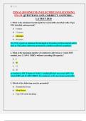 TEXAS JOURNEYMAN ELECTRICIAN LICENSING EXAM QUESTIONS AND CORRECT ANSWERS - LATEST 2026