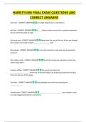 HAIRSTYLING FINAL EXAM QUESTIONS AND  CORRECT ANSWERS