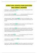 HAIRSTYLING UPDATED EXAM QUESTIONS  AND CORRECT ANSWERS