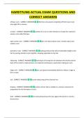HAIRSTYLING ACTUAL EXAM QUESTIONS AND  CORRECT ANSWERS