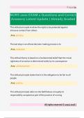 NURS 2000 EXAM 2 Questions and Correct  Answers&sol; Latest Update &sol; Already Graded