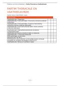 samenvatting thoracale en vaatheelkunde &lpar;vak&colon; problemen van hart en bloedvaten&rpar;