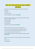 FSM TOP EXAM QUESTIONS AND CORRECT  ANSWERS