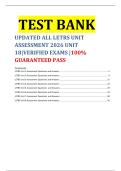 LETRS Units 1&ndash;8 Assessment Answers 2026 &vert; Complete LETRS Test Bank &vert; Science of Reading Certification Prep &vert; PDF Study Guide