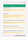Section 1 D557 Questions and Correct  Answers&sol; Latest Update &sol; Already Graded