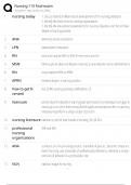 Nursing 110 Final Exam &sol; Foundations of Nursing &sol; 2025 Study Guide &sol; Score 100&percnt; &sol; Test Bank