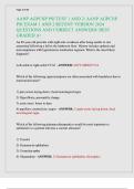 AANP AGPCNP PSI TEST 1 AND 2&sol; AANP AGPCNP  PSI EXAM 1 AND 2 RECENT VERSION 2024  QUESTIONS AND CORRECT ANSWERS&sol; BEST  GRADED A&plus;