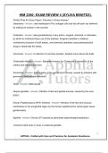 HIM 2360&colon; EXAM REVIEW 4 &lpar;SYLVIA BENITEZ&rpar;&period; Perfect Prep for Every Paper &vert; Precision in Every Answer&excl;