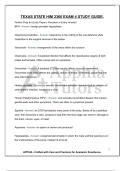 TEXAS STATE HIM 2360 EXAM 4 STUDY GUIDE&period; Perfect Prep for Every Paper &vert; Precision in Every Answer&excl;