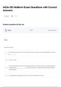 MOA-110 Midterm Exam Questions with Correct Answers