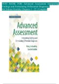 TEST BANK FOR Advanced Assessment Interpreting  Findings and Formulating Differential Diagnoses   4th Edition Goolsby Chapters 1 - 22 &vert; Complete