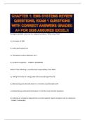 CHAPTER 1 EMS SYSTEMS REVIEW QUESTIONS&comma; EXAM 1 QUESTIONS WITH CORRECT ANSWERS