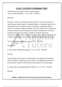 CCLE&colon; CA STATE LICENSING TEST&period; Perfect Prep for Every Paper &vert; Precision in Every Answer&excl;