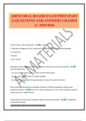 ABEM ORAL BOARD EXAM PREP &lpar;PART 2&rpar; QUESTIONS AND ANSWERS GRADED A&plus; 2025&sol;2026