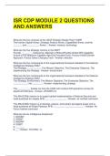 ISR CDP MODULE 2 QUESTIONS AND ANSWERS 