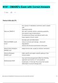 N191 - DMARD's Exam with Correct Answers