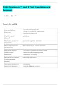 N152 Module 6&comma;7&comma; and 8 Test Questions and  Answers