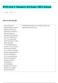 N153 Unit 3&colon; Newborn 4&sol;4 Exam 100&percnt; Solved