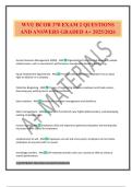 WVU BCOR 370 EXAM 2 QUESTIONS AND ANSWERS GRADED A&plus; 2025&sol;2026