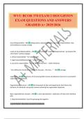 WVU BCOR 370 EXAM 2 HOUGHTON EXAM QUESTIONS AND ANSWERS GRADED A&plus; 2025&sol;2026
