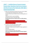 CDFA&reg; &mdash; Certified Divorce Financial Analyst  Practice Exam Questions And Correct Answers  &lpar;Verified Answers&rpar; Plus Rationales 2026 Q&A &vert;  Instant Download Pdf 